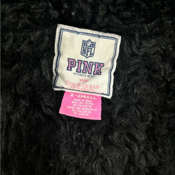 PINK Victoria’s Secret Green Bay packers faux fur lined bling hoodie - Picture 13 of 15